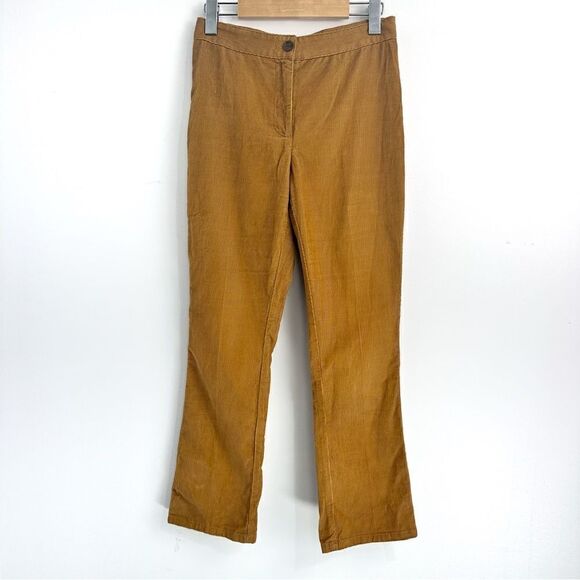 Aritzia Sunday Best Cassie Corduroy Flared Pant in Golden Amber Sz 0 - Picture 4 of 13